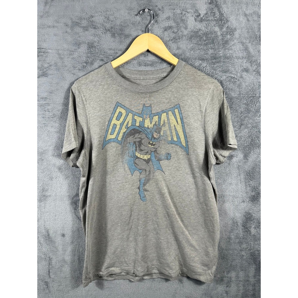 Abercrombie & Fitch Batman Graphic T-Shirt Mens XL Gray Short Sleeve DC Comics